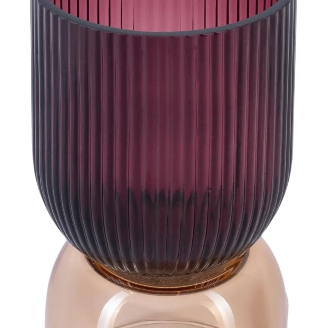 Deep Purple Glass Vase