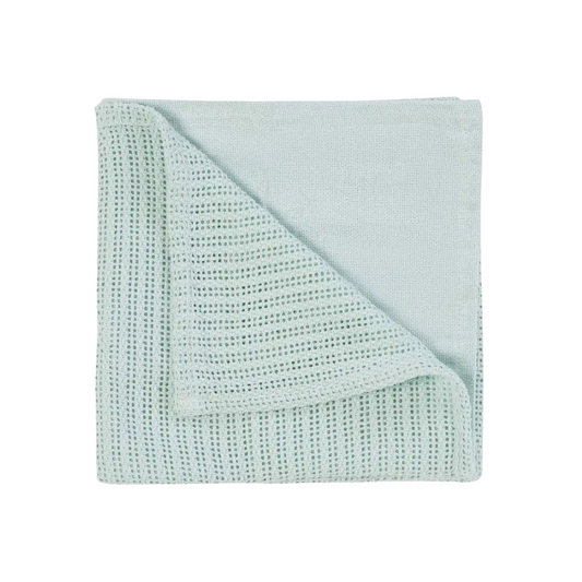 Mint Green Mesh Baby Blanket
