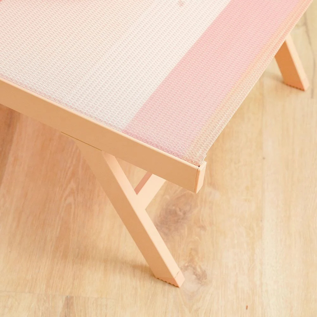 Pink Sun Lounger with Pillow