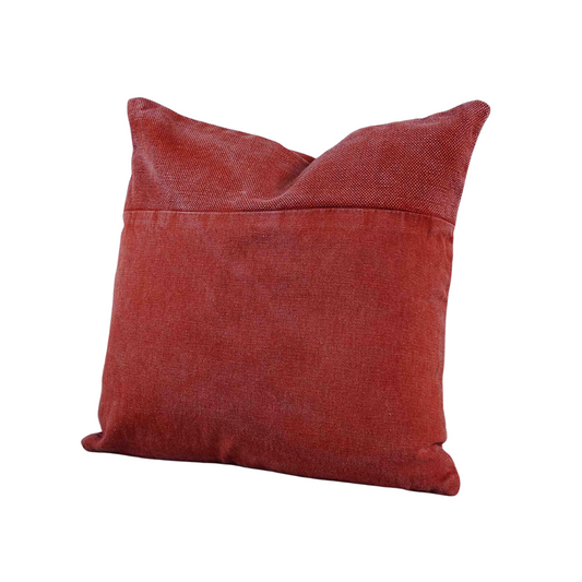 Red Rust Linen Cushion