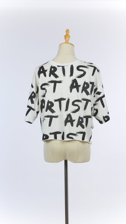 "Artist" Printed T-shirt