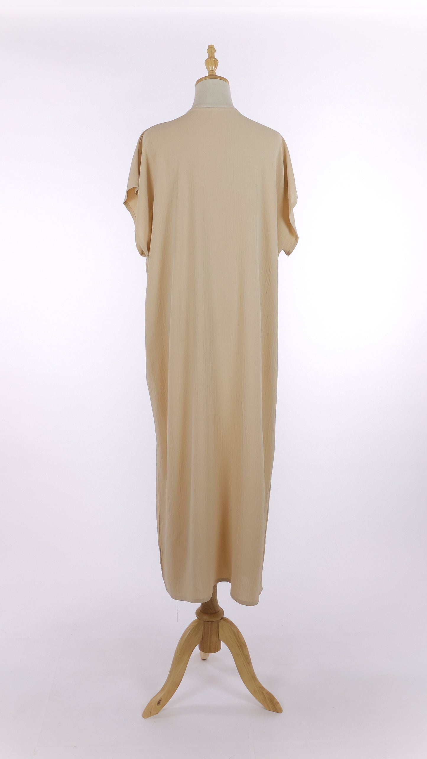 Beige Abaya Under Dress