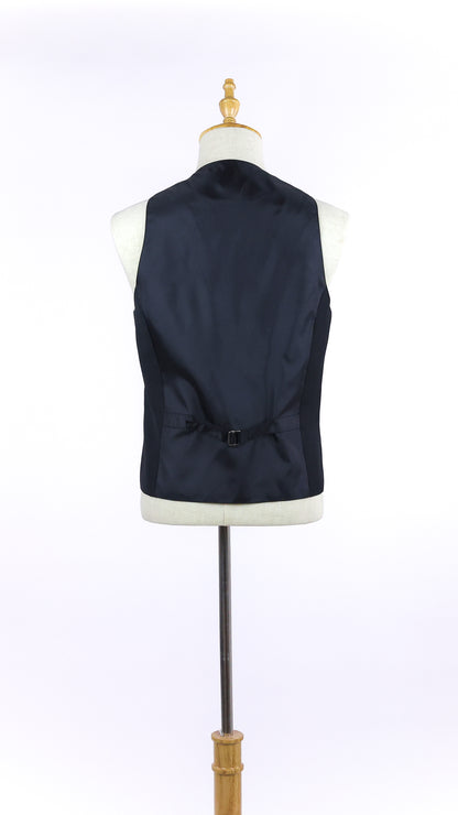 Black Pinstripe Waistcoat