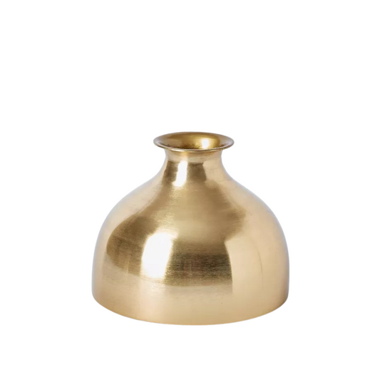 Gold Flat Base Vase