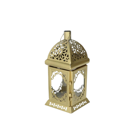 Gold Table Lantern