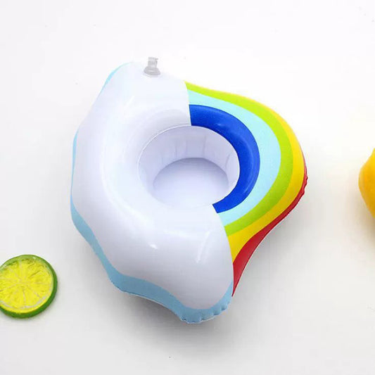 Inflatable Rainbow Cup Holder