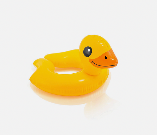 Yellow Duck Inflatable Moon Ring