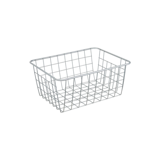 Rectangular Silver Basket