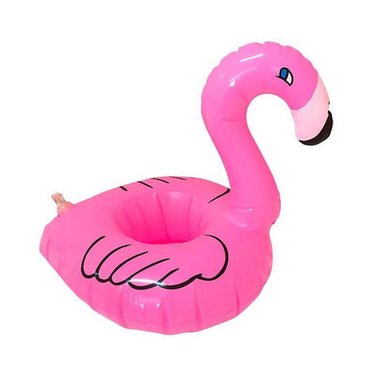 Inflatable Pink Flamingo Cup Holder