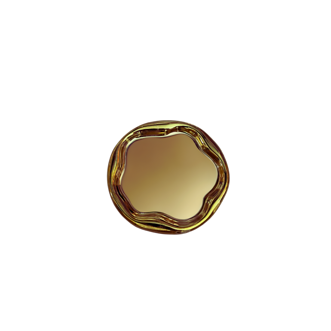 Irregular Gold Trinket Tray