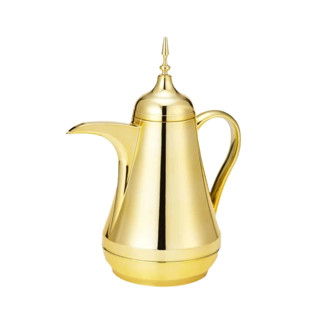 Tall Gold Vacuum Arabic Coffee Pot