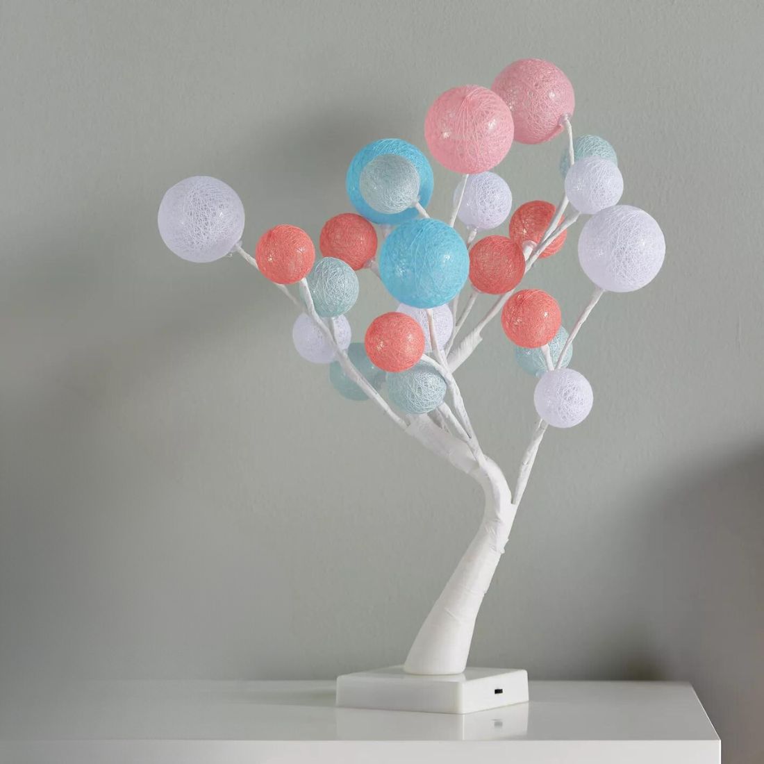 Multicolored Bubble Battery Operated Lamp