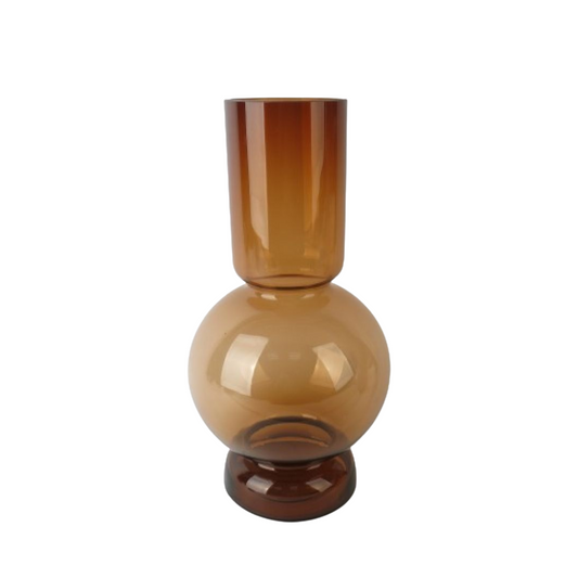 Brown Tall Vase