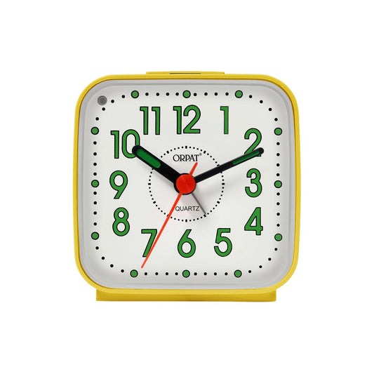 Yellow Retro Mini Alarm Clock