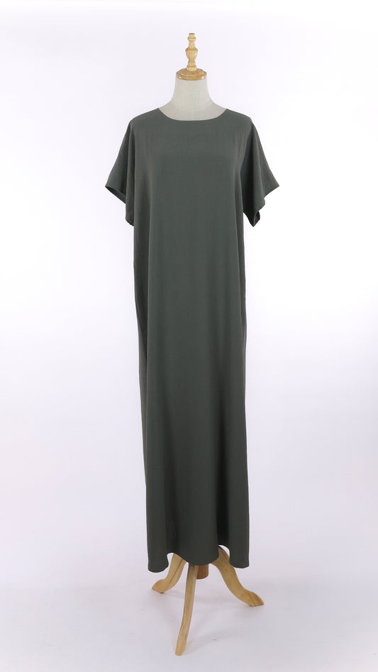 Grey Abaya Under Dress