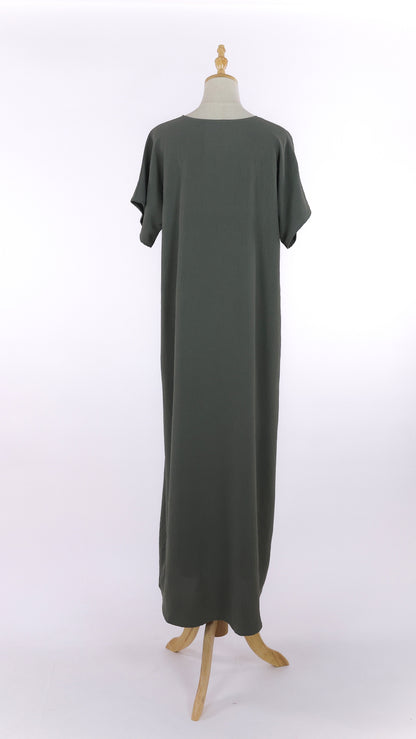 Grey Abaya Under Dress