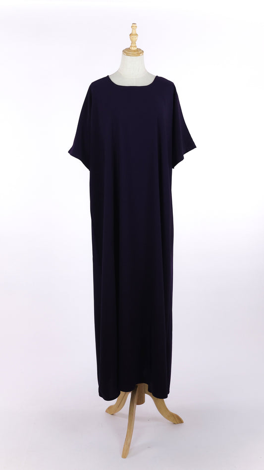 Deep Purple Abaya Under Dress