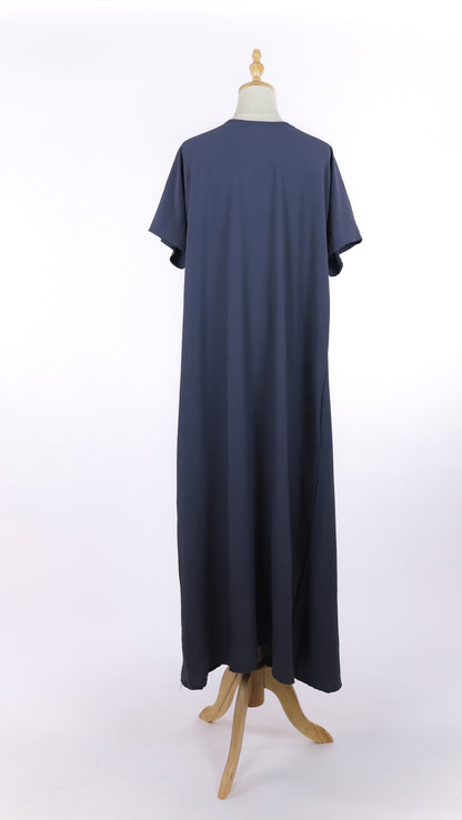 Blue/Grey Abaya Under Dress