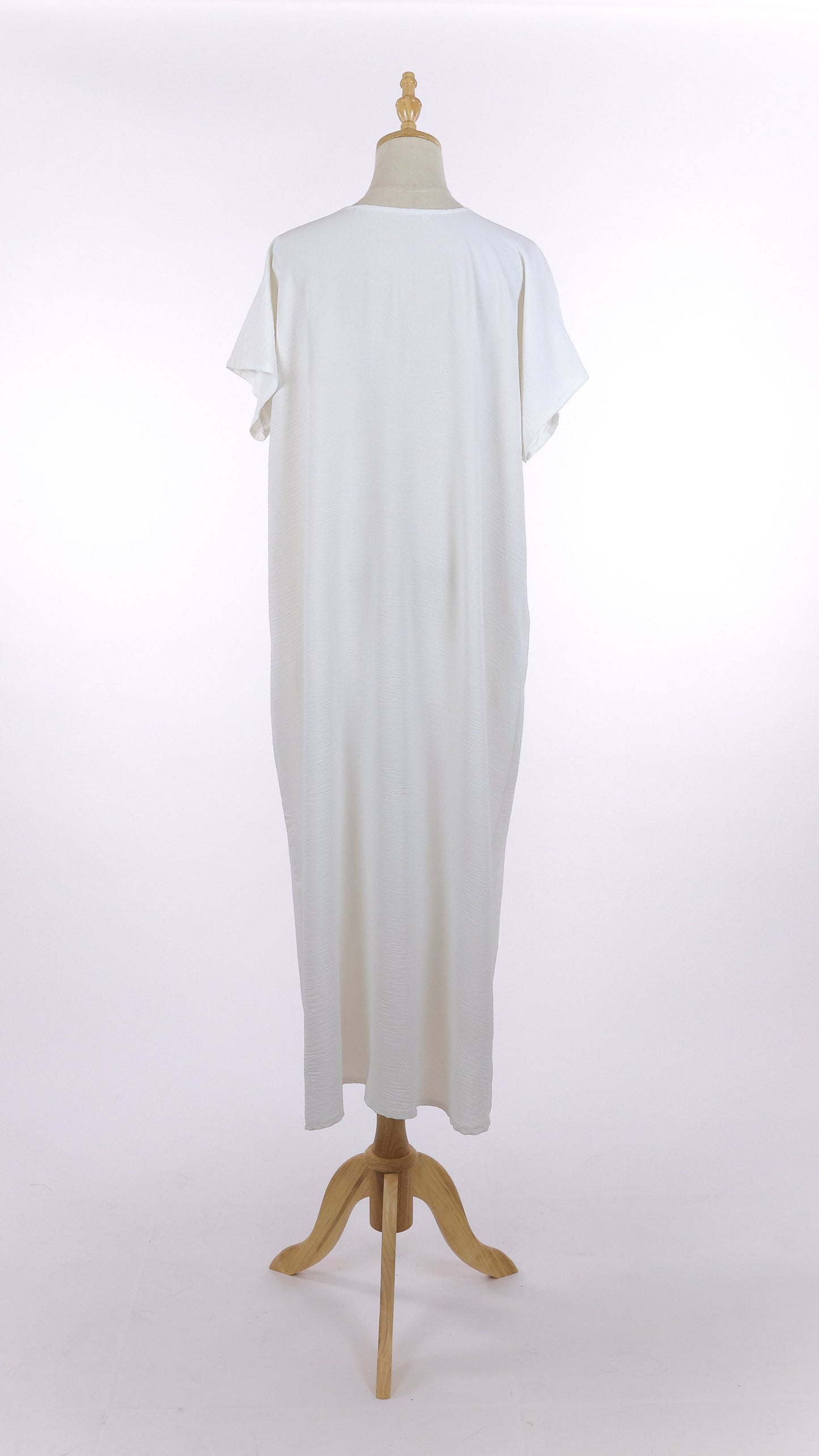 Ivory Abaya Under Dress