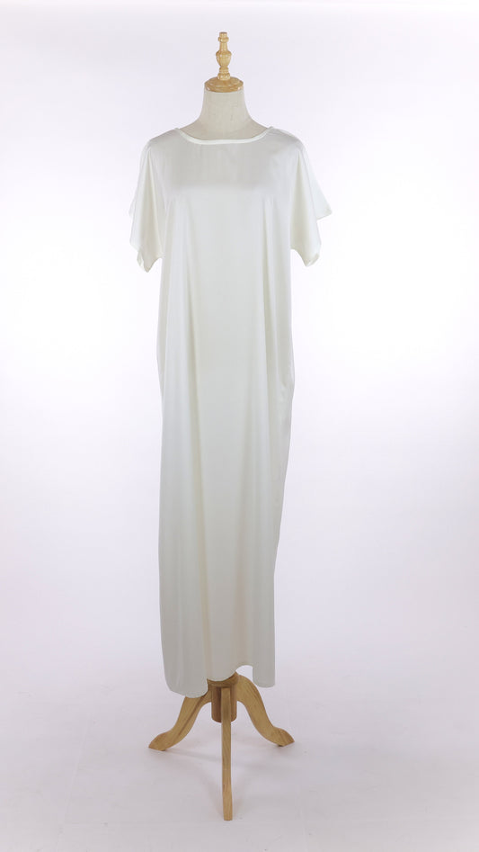 Ivory Abaya Under Dress