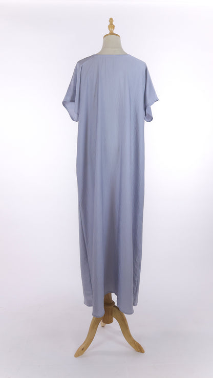 Silver Abaya Under Dress