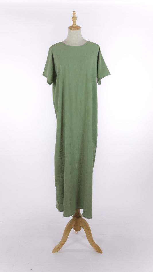 Green Abaya Under Dress