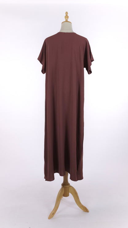 Taupe Abaya Under Dress