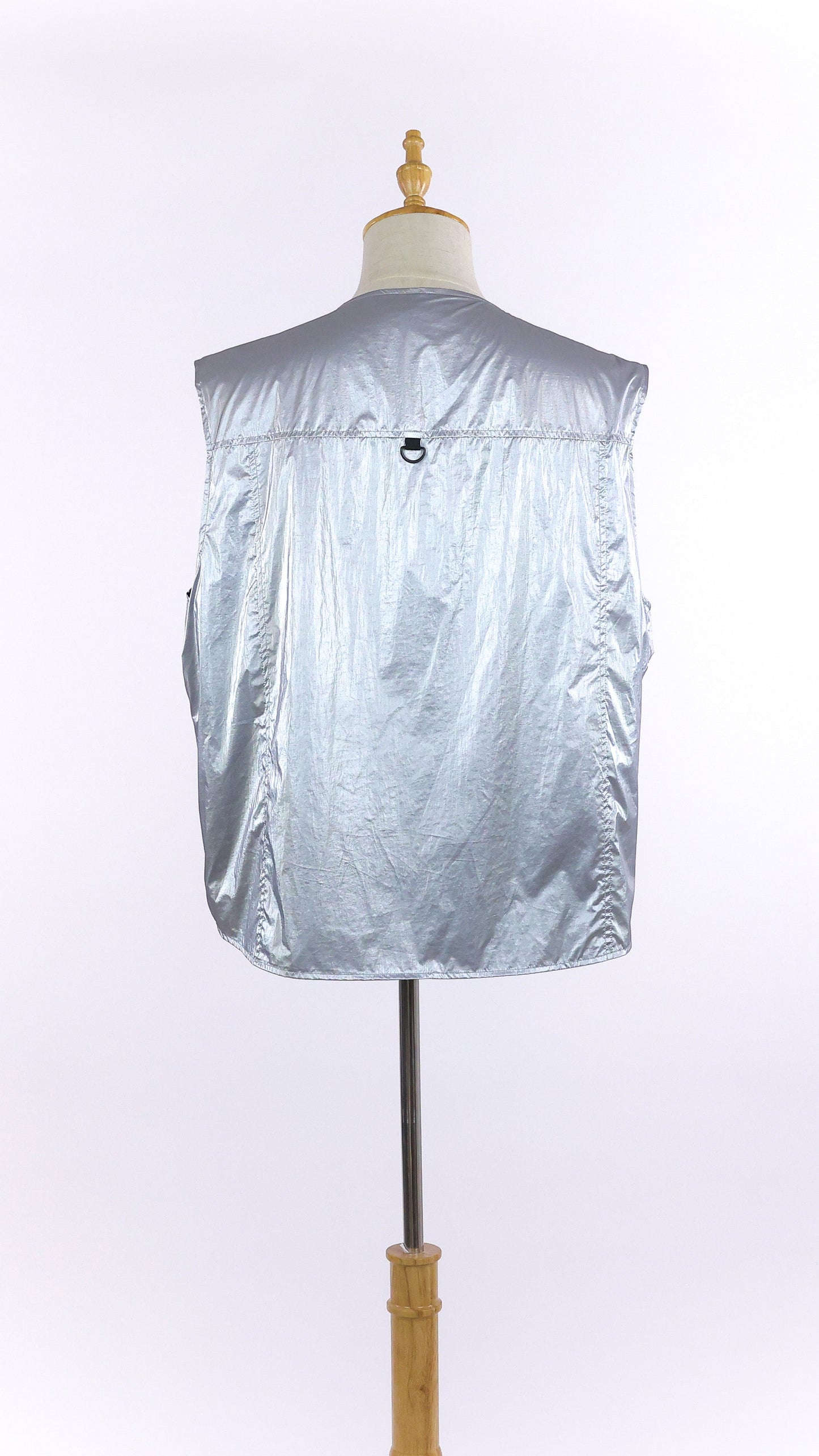 Reflective Silver Metallic Vest